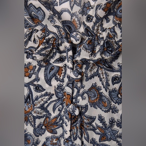 NWT VERONICA BEARD Savile ruffled floral-print silk crepe de chine mini dress - Picture 7 of 10